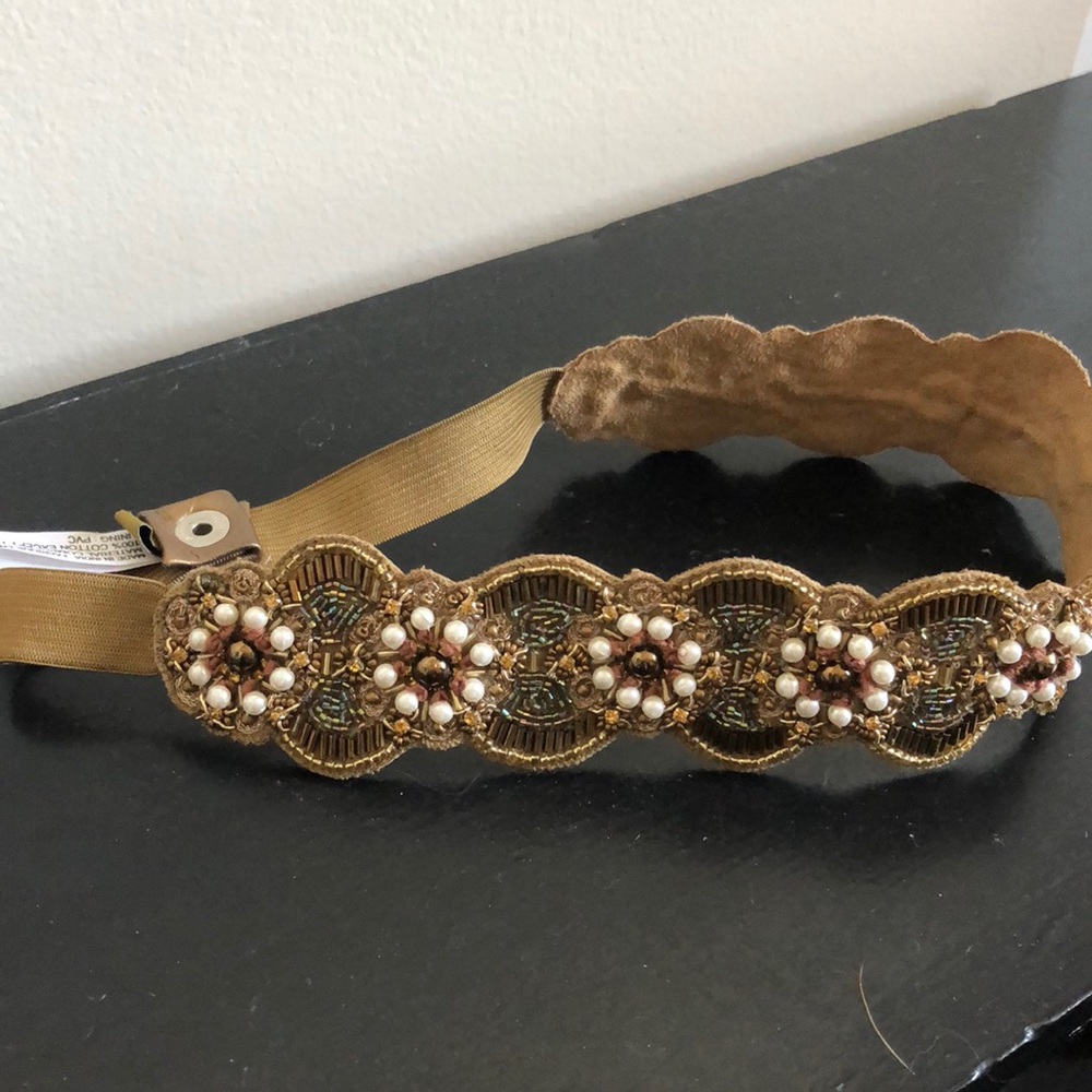 Anthropologie Beaded Belt